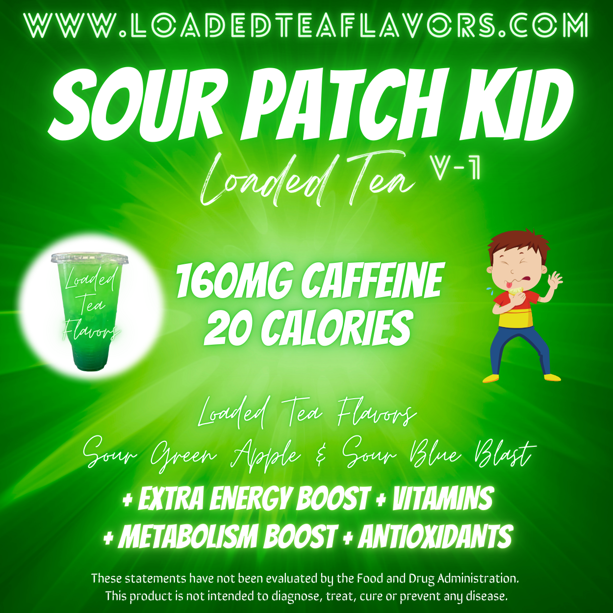 Sour Patch Kid Herbalife Loaded Tea Recipe to Make DIY Loaded Teas at Home Vitamin Lit Mega Tea Energy Drink