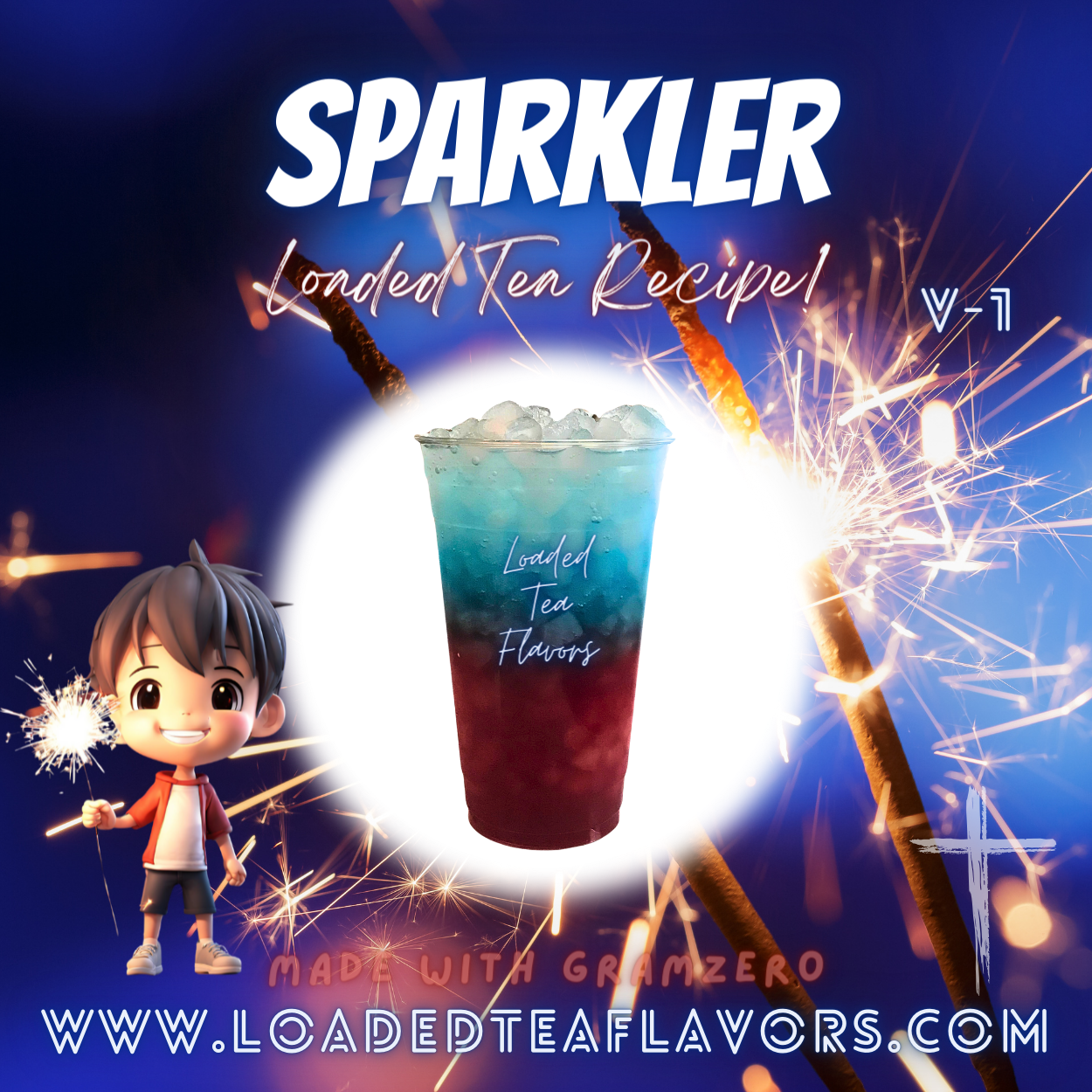 Sparkler Flavored 🎇 Loaded Tea Recipe