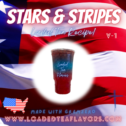 Stars and Stripes Herbalife Loaded Tea Recipes for Making Loaded Teas at Home Energy Tea DIY