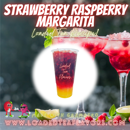 Strawberry Raspberry Margarita Herbalife Loaded Tea Recipes for Making Loaded Teas at Home Energy Tea DIY