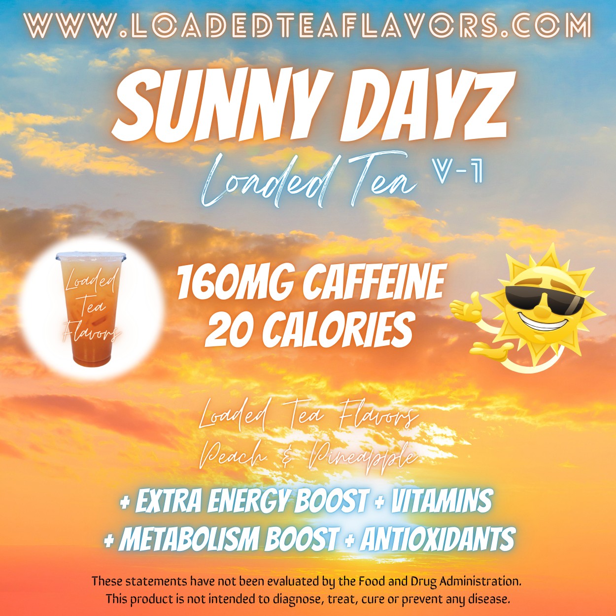 Sunny Dayz Herbalife Loaded Tea Recipe to Make DIY Loaded Teas at Home Vitamin Lit Mega Tea Energy Drink