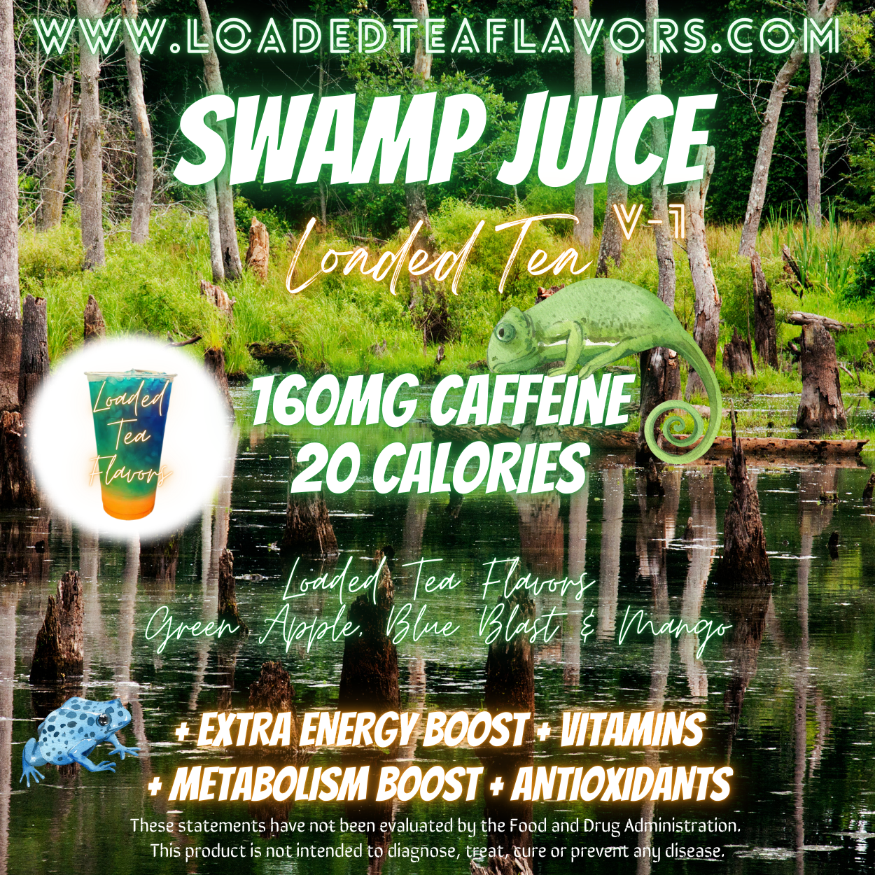 Swamp Juice Herbalife Loaded Tea Recipe to Make DIY Loaded Teas at Home Vitamin Lit Mega Tea Energy Drink