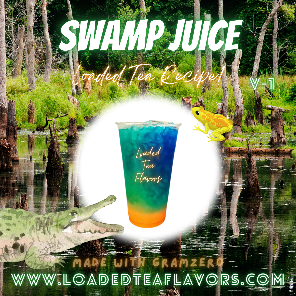 Swamp Juice Herbalife Loaded Tea Recipes for Making Loaded Teas at Home Energy Tea DIY