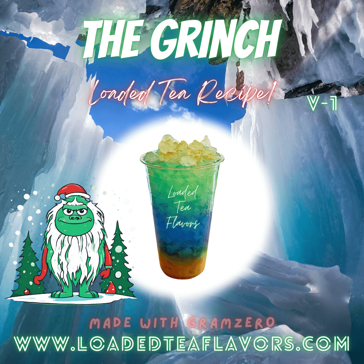 The Grinch Flavored 🎁 Loaded Tea Recipe