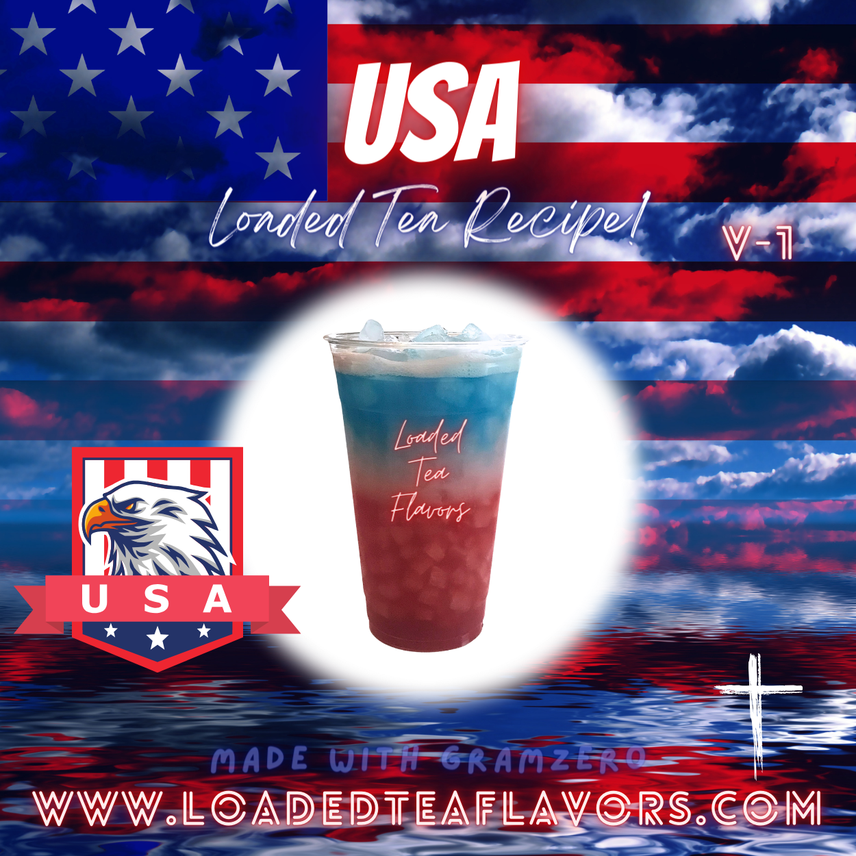 USA Flavored 🇺🇸 Loaded Tea Recipe