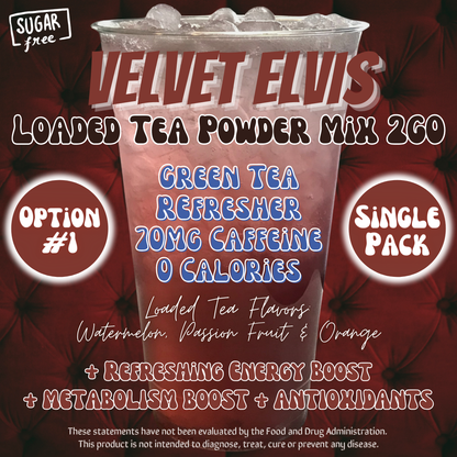 Velvet Elvis: Loaded Tea Powder Mix 2GO Packets