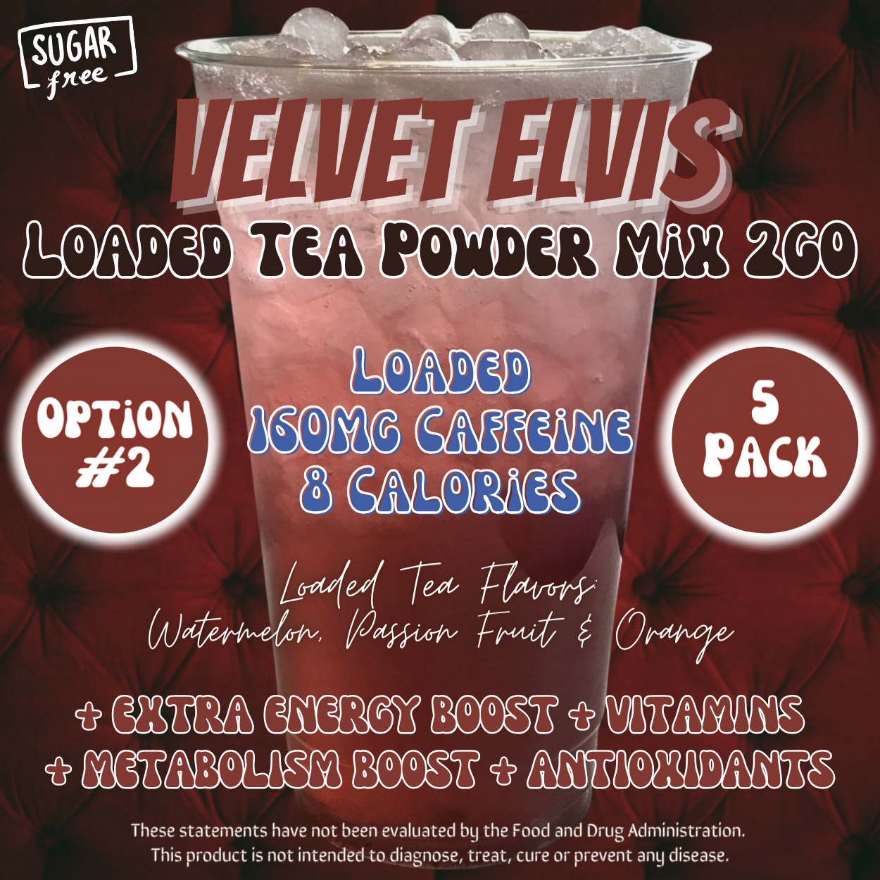 Velvet Elvis: Loaded Tea Powder Mix 2GO Packets