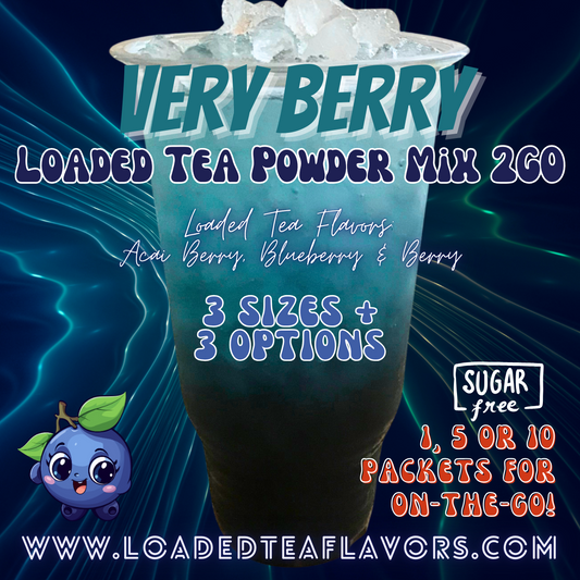 Very Berry: Loaded Tea Powder Mix 2GO Packets