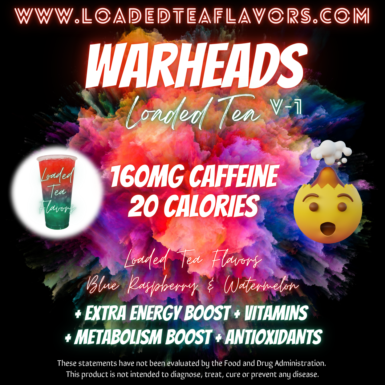 Warheads Herbalife Loaded Tea Recipe to Make DIY Loaded Teas at Home Vitamin Lit Mega Tea Energy Drink