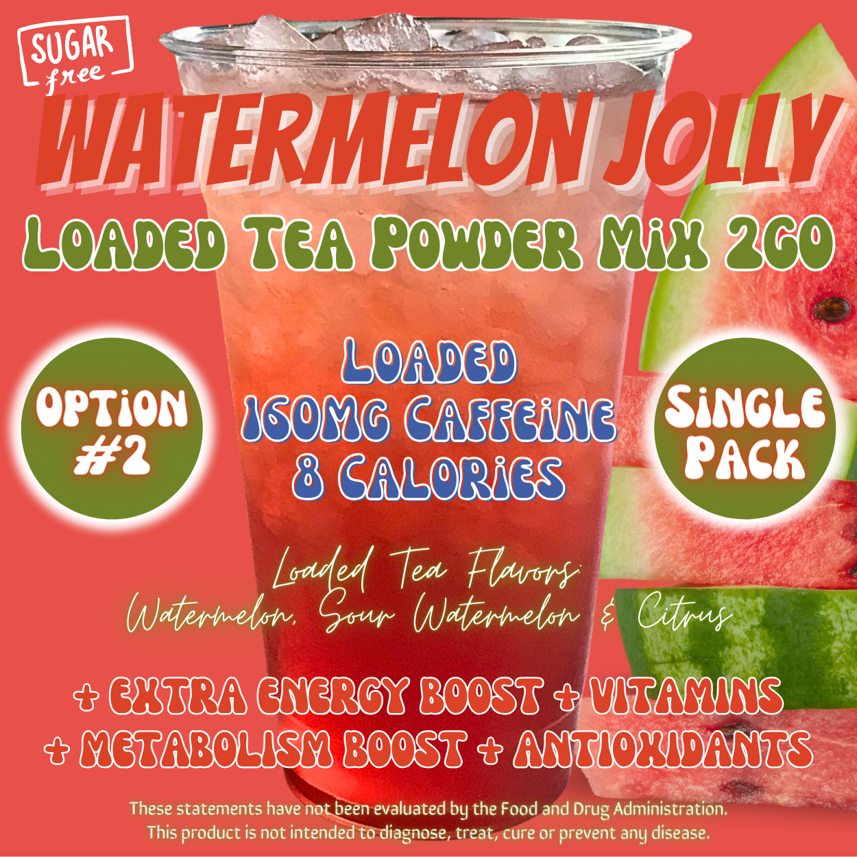 Watermelon Jolly: Loaded Tea Powder Mix 2GO Packets