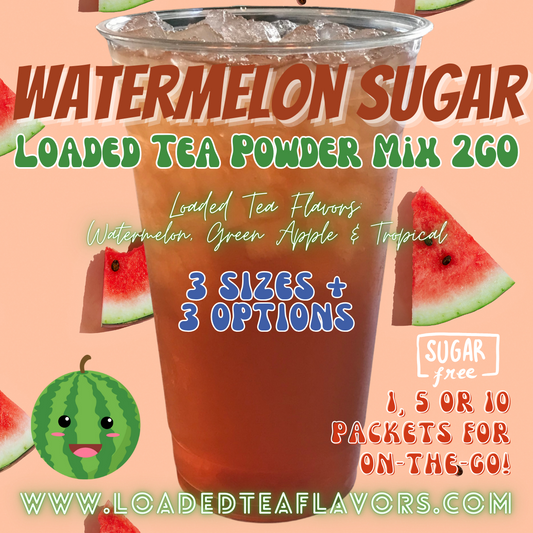 Watermelon Sugar: Loaded Tea Powder Mix 2GO Packets