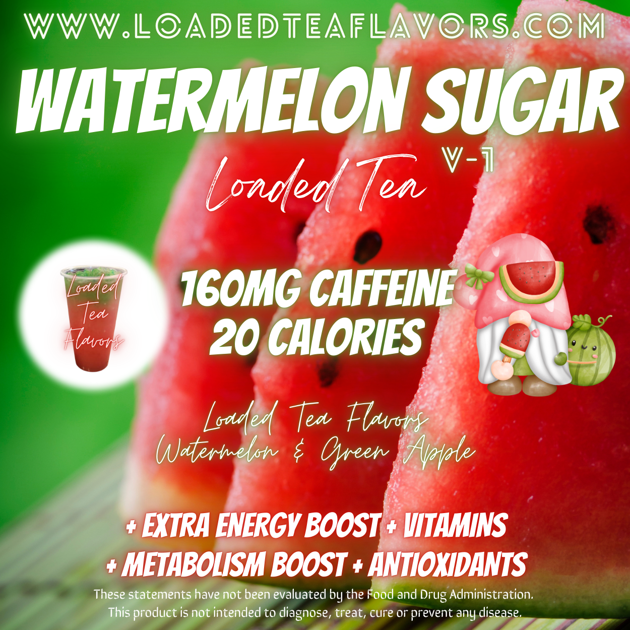 Watermelon Sugar Flavored 🍉 Loaded Tea Recipe