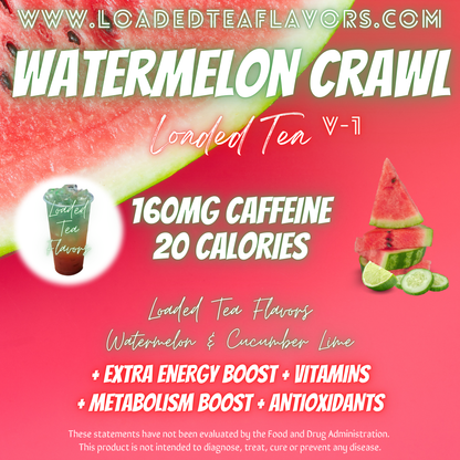 Watermelon Crawl Herbalife Loaded Tea Recipe to Make DIY Loaded Teas at Home Vitamin Lit Mega Tea Energy Drink