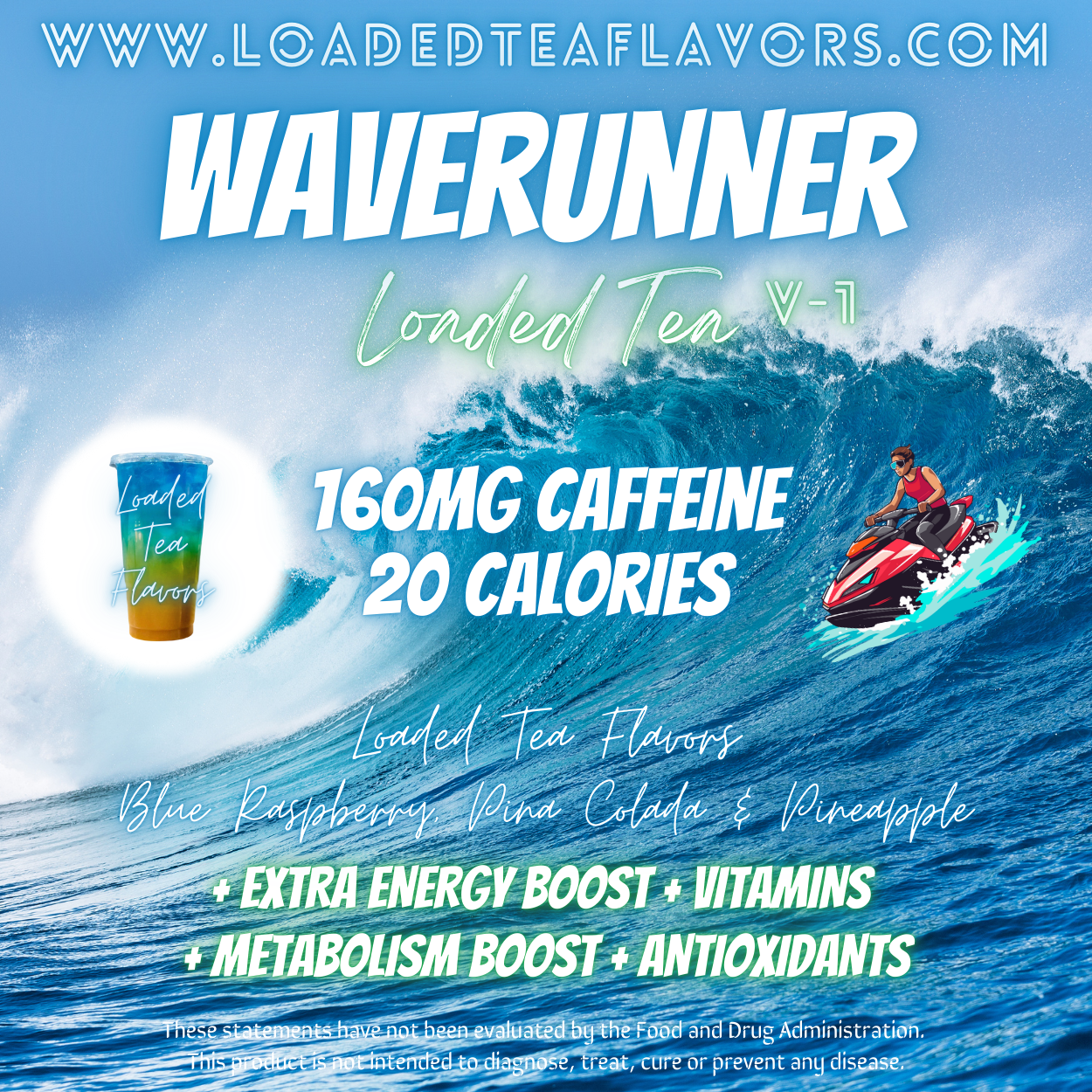 Waverunner Herbalife Loaded Tea Recipe to Make DIY Loaded Teas at Home Vitamin Lit Mega Tea Energy Drink