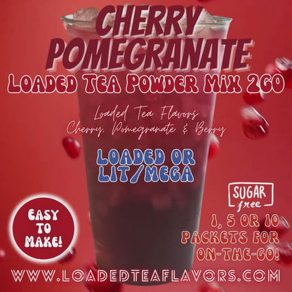 Cherry Pomegranate: Loaded Tea Mix 2GO Packets