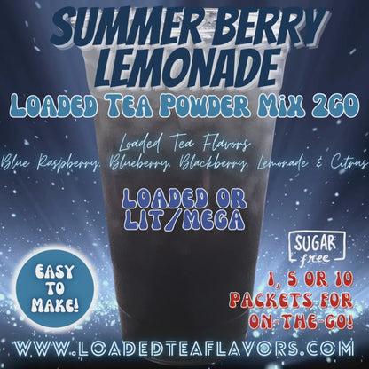 Summer Berry Lemonade: Loaded Tea Mix 2GO Packets