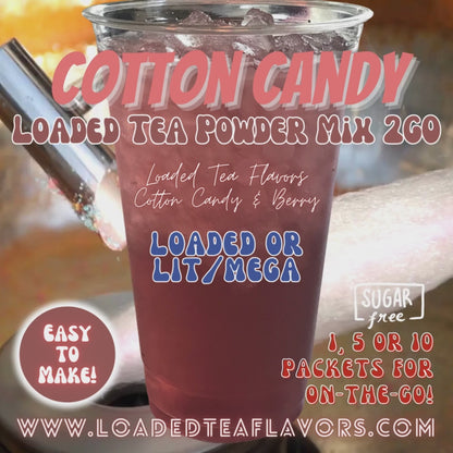 Cotton Candy: Loaded Tea Mix 2GO Packets