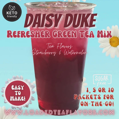 Daisy Duke: Refresher Green Tea Keto Beverage Powder 2GO Packets