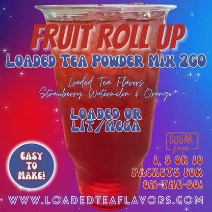 Fruit Roll Up Flavored: Loaded Tea Mix 2GO Packets