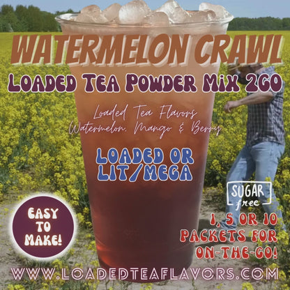 Watermelon Crawl: Loaded Tea Mix 2GO Packets