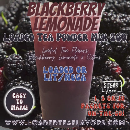 Blackberry Lemonade: Loaded Tea Mix 2GO Packets