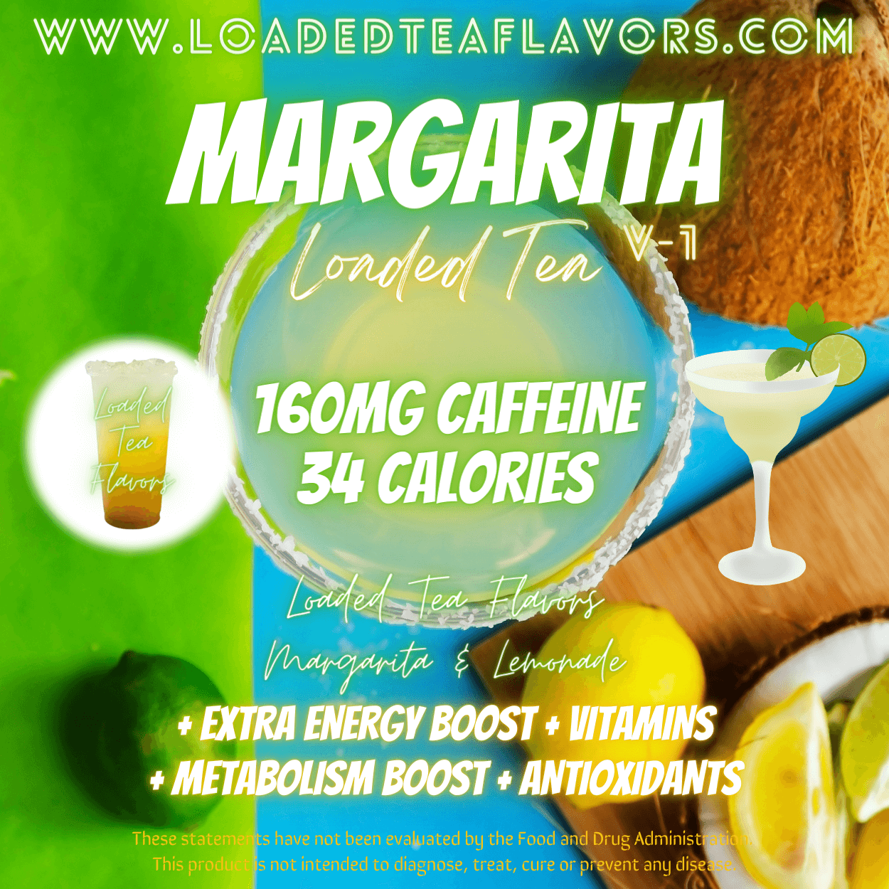 Margarita Flavored 🍹 Loaded Tea Recipe Loaded Tea Flavors 6653